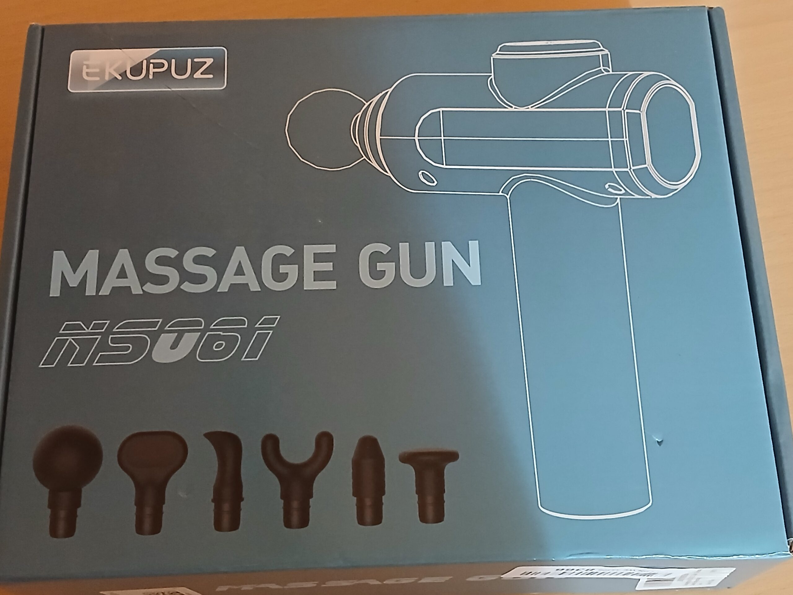 EKUPUZ NS06I Massage Gun – Tiefengewebe Muskelmassagegerät