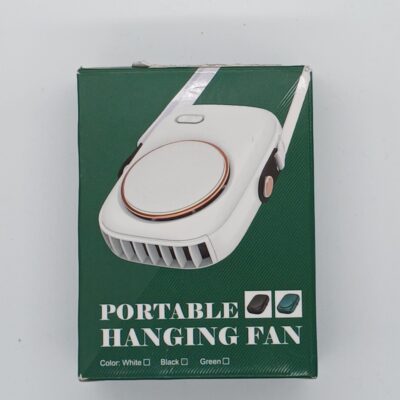 Portable Waist Hanging Fan USB Charging And 3 Cooling Mode For Offices & Travel.