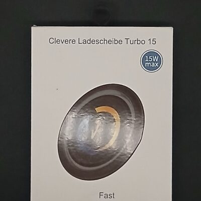 Clevere Ladescheibe Turbo 15 – Fast Wireless Charger (15 W max.)